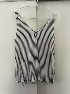 Striped Breastfeeding Friendly Tank Top